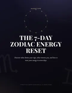 The 7-Day Zodiac Energy Reset guide cover